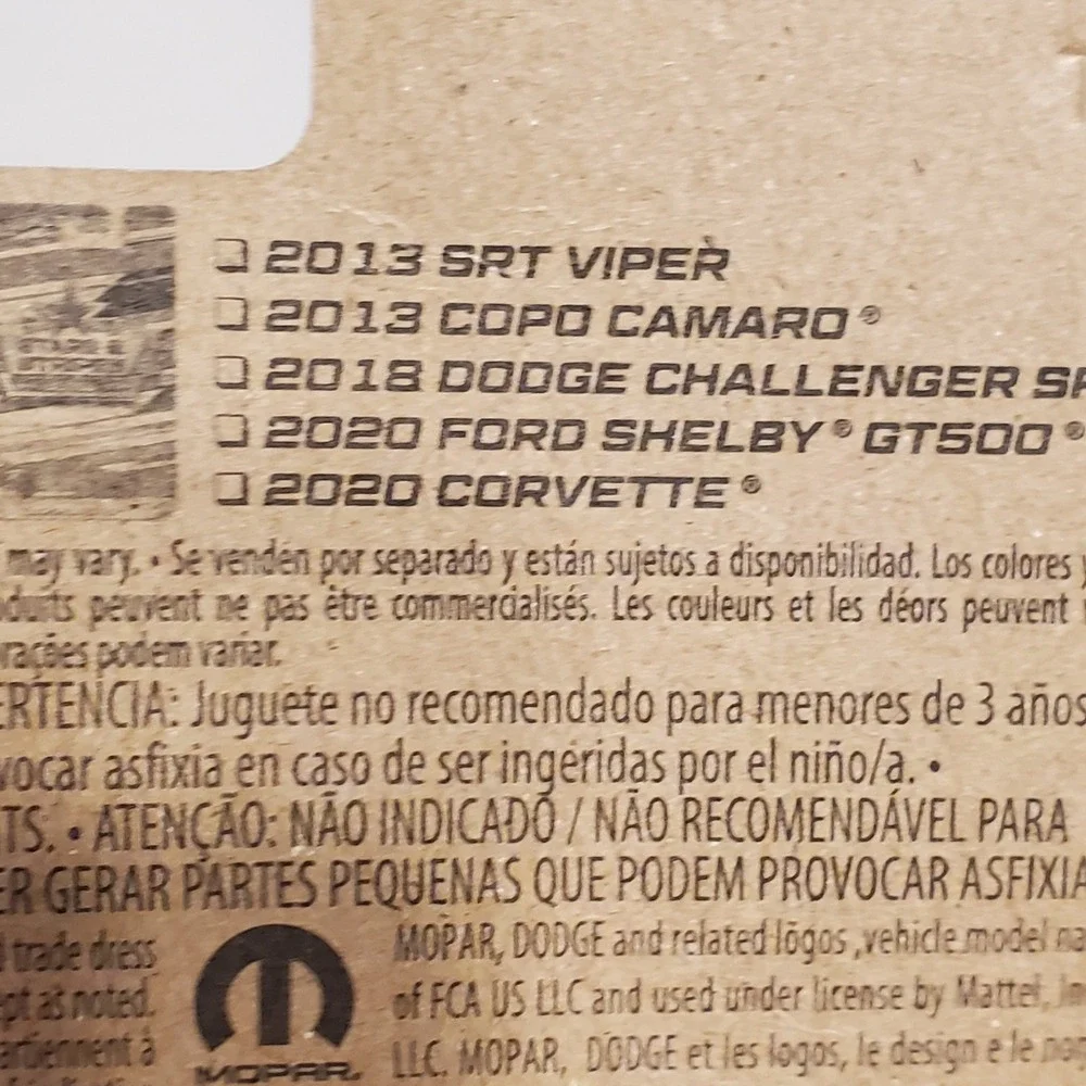 Hot Wheels plastic torn